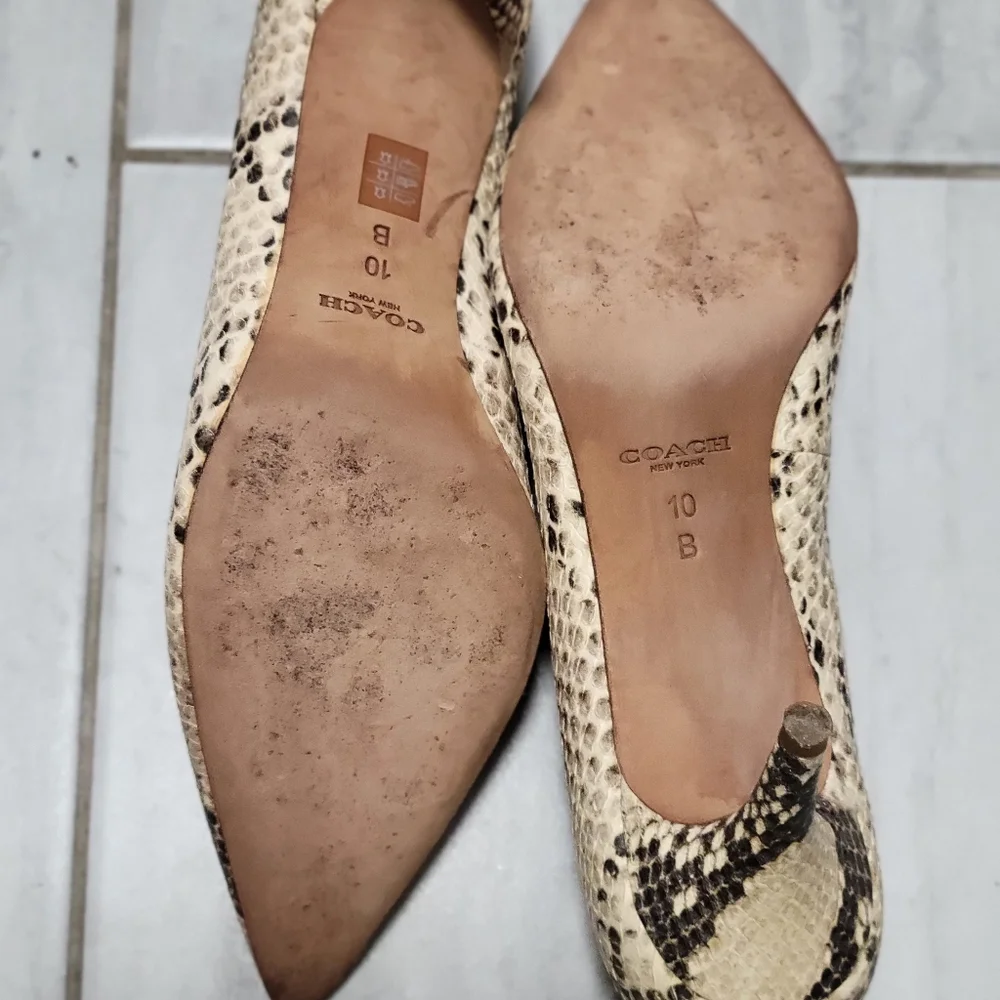 Coach Women's Coach New York High Heel Shoes Size 10 B - Picture 12 of 13